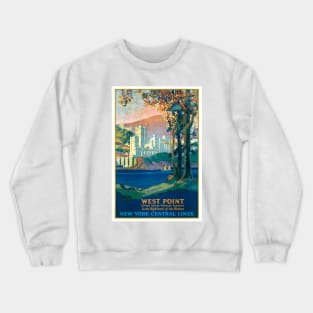 West Point Military Academy USA Vintage Poster 1920s Crewneck Sweatshirt